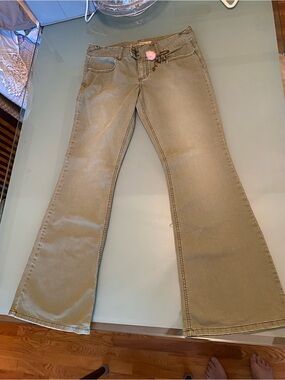 Mudd jeans Women’s Olive Green Flared Jeans